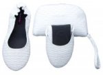 Tipsyfeet White Weave Foldable Shoe